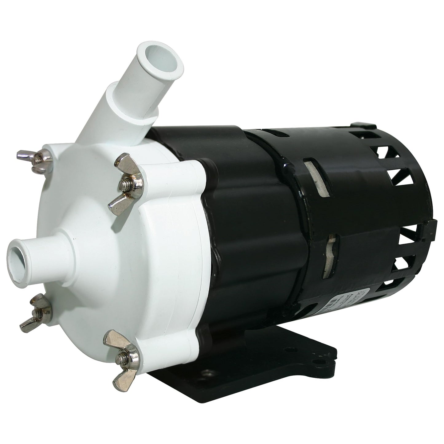 Little Giant 3X-MDX 115-Volt, 1/50 HP, 348 GPH Magnetic Drive Mildly Corrosive Chemical Transfer Pump, 6-Foot Power Cord, Black/White, 581030