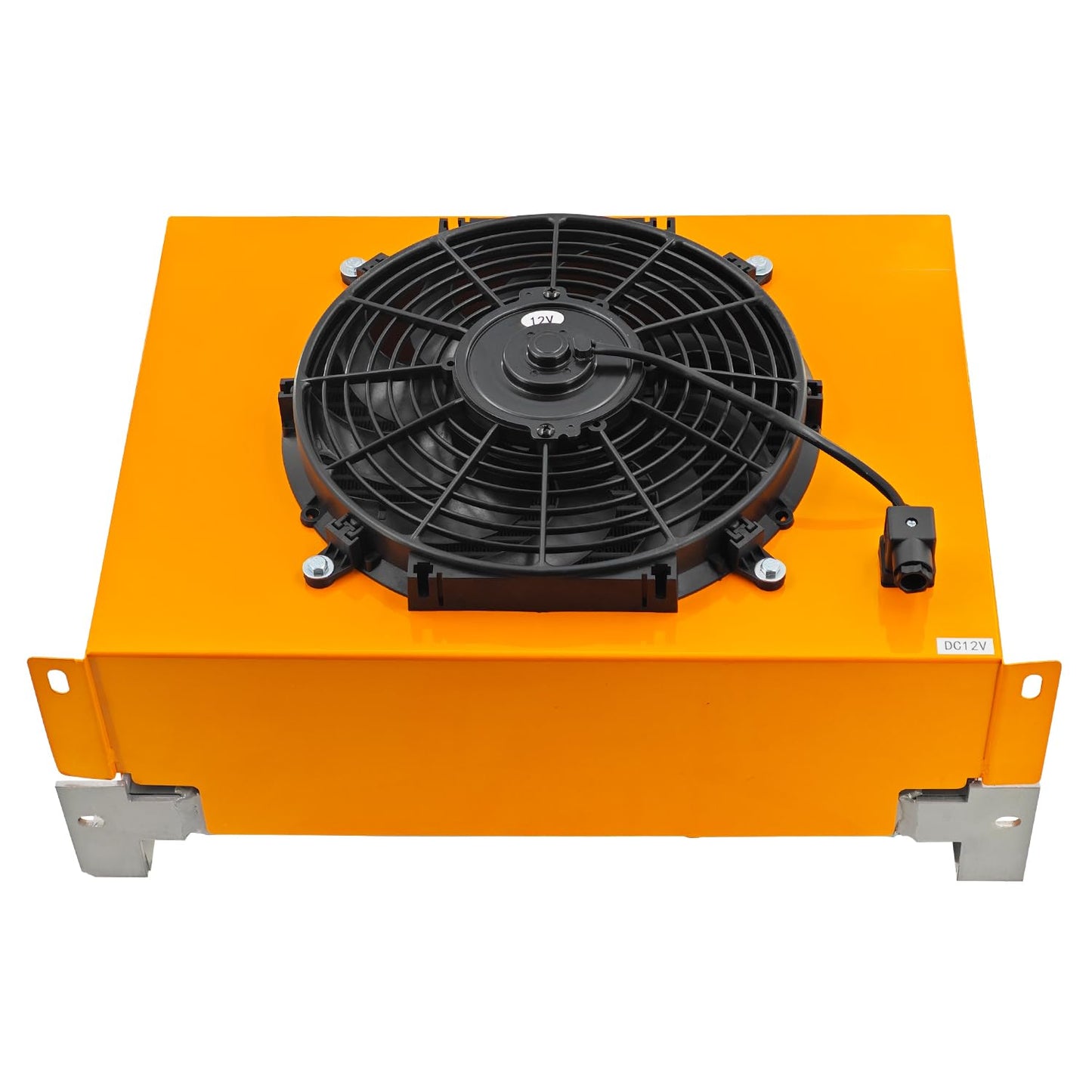 Censeanku AH1417T-CA DC12V 150L/min (40GPM) Hydraulic Oil Cooler Fan 120W Hydraulic Oil Radiator Air Cooler Heat Dissipation Replace# AH1417T