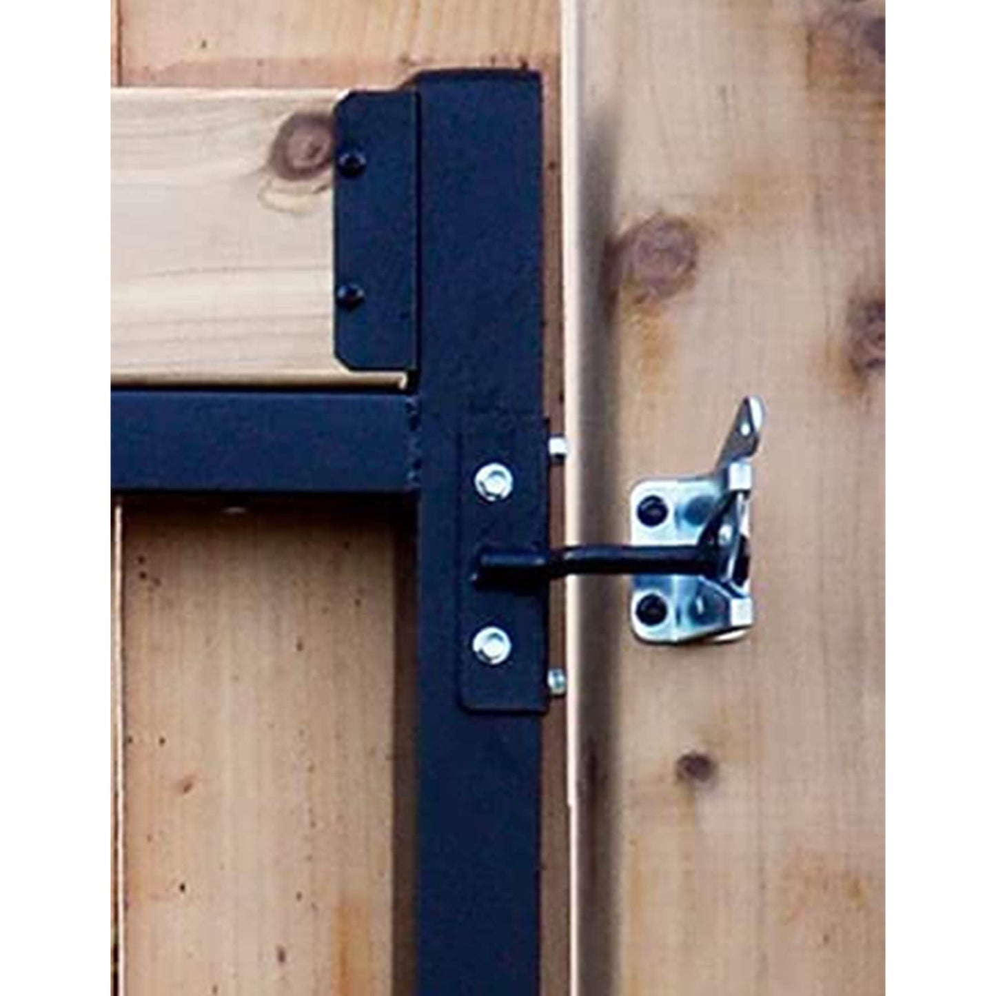 Adjust-A-Gate® AG72LTP-ZR0110 Medium - Wide Corrosion Resisting Steel Full-Frame Anti-Sag Fence Gate Kit – Fits Openings of 36" - 72"