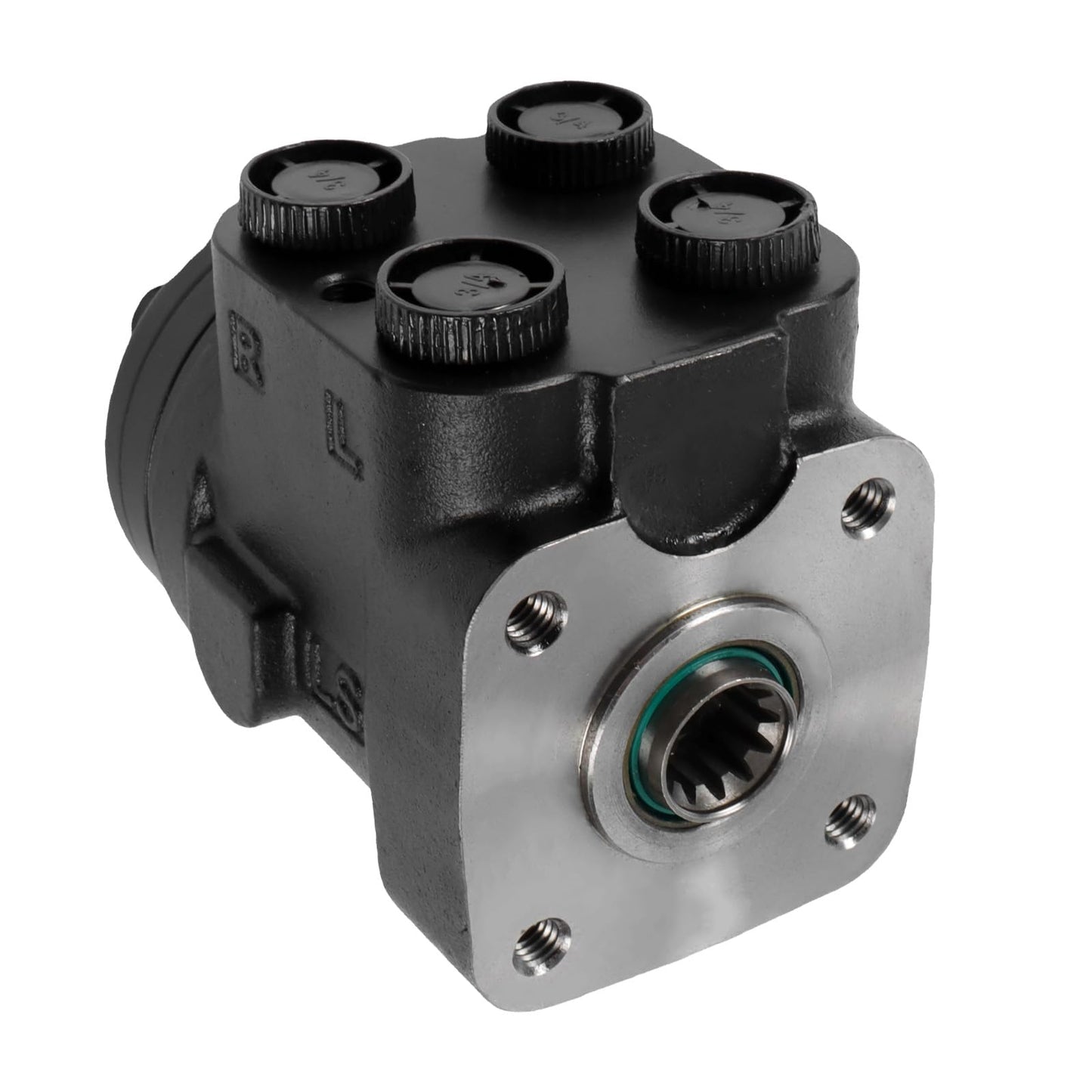 Zachager 211-1007-002 211-1007 Hydraulic Motor Steering Valve Direct Replacement for Eaton Char-Lynn 3 6 12 Series Cast Iron High Torque