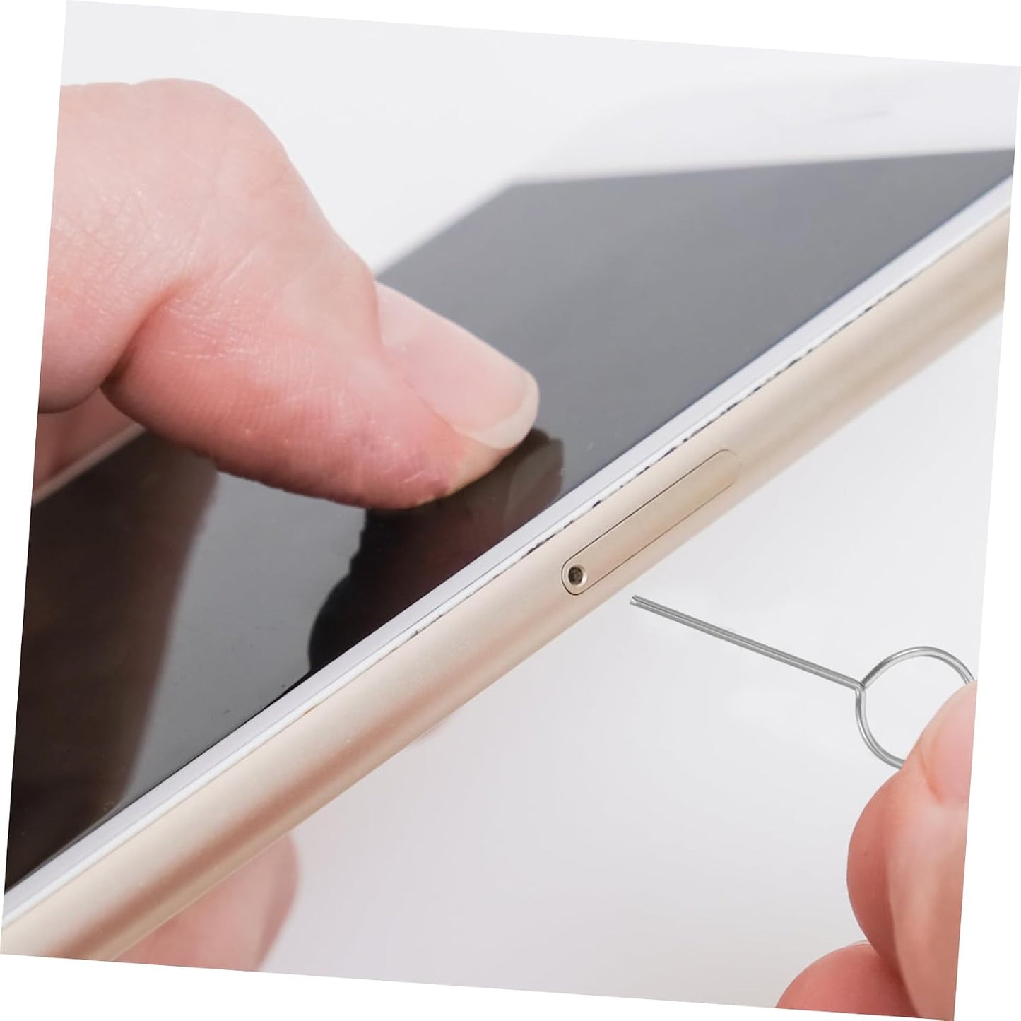 1000pcs Stainless Steel Sim Card Ejector Tool Phone Tray Removers for and More Compact and Easy to Use Sim Removal