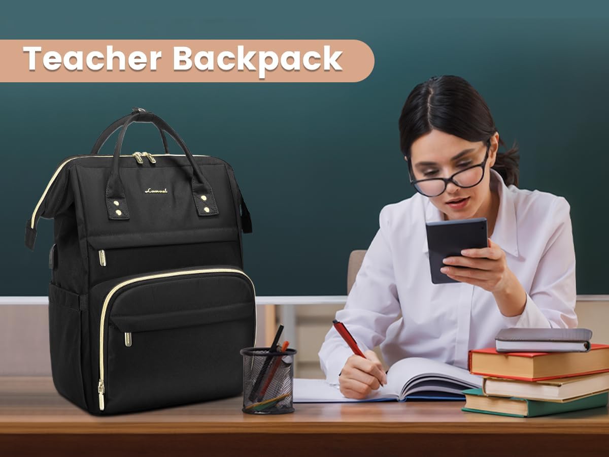 Backpack 15.6 Inch Backpack Backpack Pack LOVEVOOK Laptop Women, Work Woman for Teacher Nurse Bags, Computer College