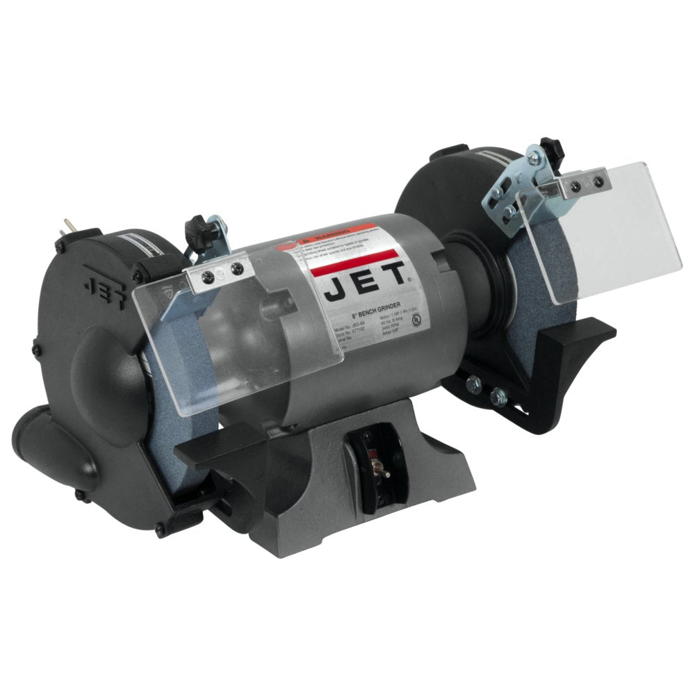 JET 8-Inch Bench Grinder, 3450 RPM, 1/2 HP, 120V 1Ph (Model JBG-8)