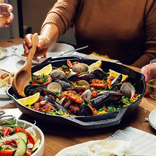 Lodge Chef Collection 14" Skillet - Premium Chef Style Cookware for Perfect Meals