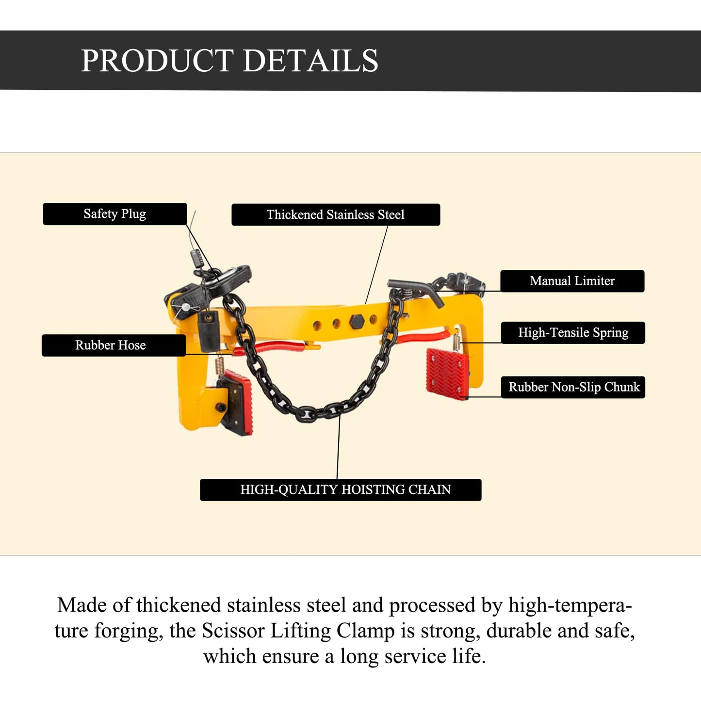 sliyxtwio Granite Slab Lifting Clamp 770lbs, Stone Lifting Clamps, Heavy Duty Lifting Clamps, Lifting Clamps for Granite Stone Marble Slate Rock Brick, Marble Lifting Clamps., FGSLC350