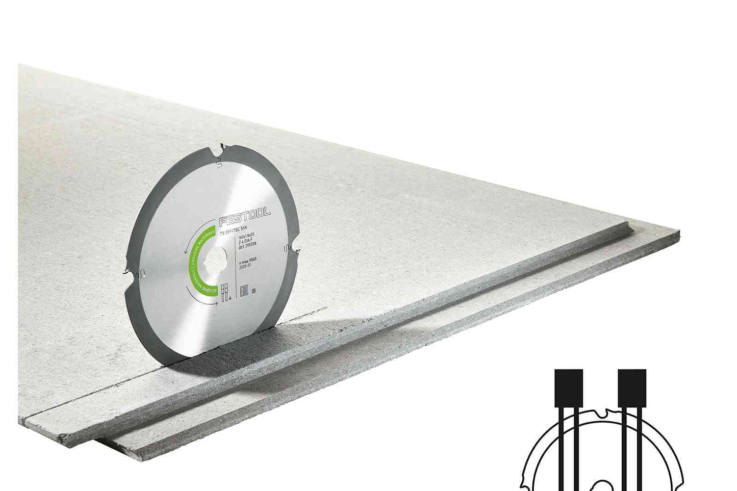 Saw Blade LAMINATE/HPL HW 160x1,8x20 TF52 L