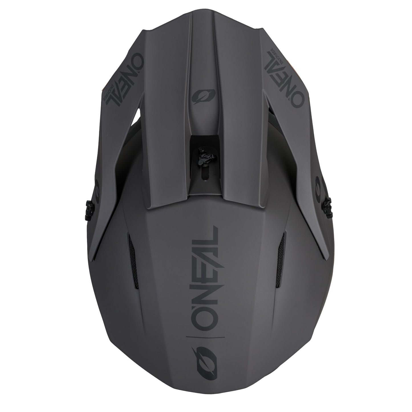O'NEAL 4 SRS MX Helmet Adult Solid Gray/Black Large