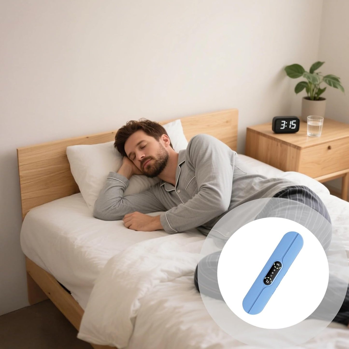 Machify 6.1 1.4 0.5 Wireless Speaker Pillow with Bone Conduction, Music Box, White Noise & Sleep Timer, Portable