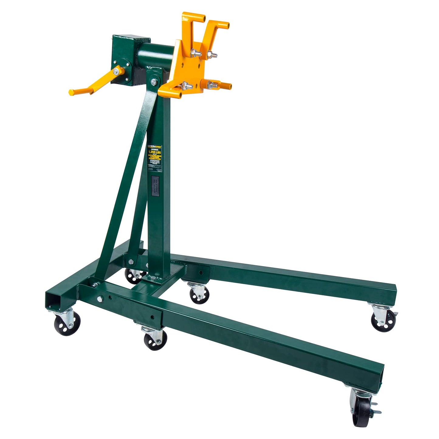 Omega Pro Rotating Engine Stand - 360 Degree Adjustable Mounting Head and Folding Frame - 1250 Lbs Capacity (OP0960S)