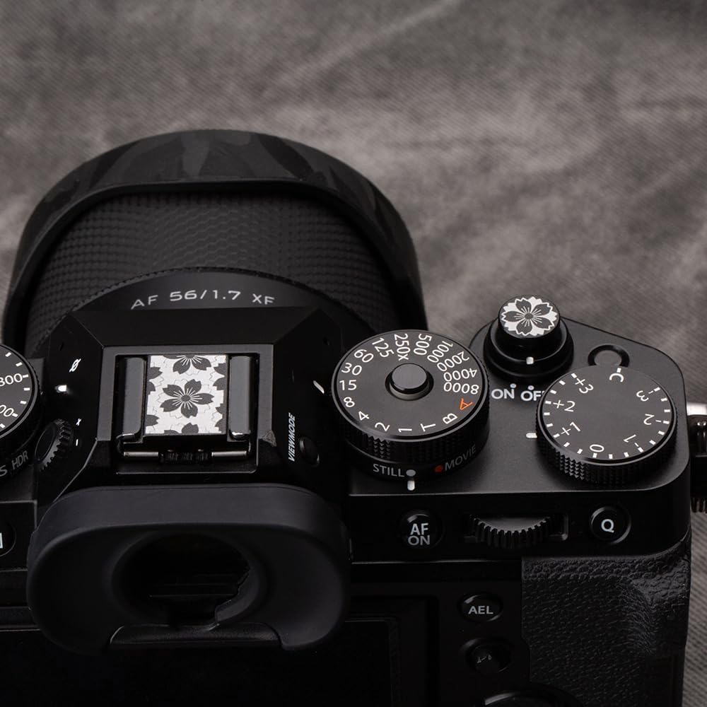 X100VI X100V X-T4 X-T3 XPRO3 XPRO2 Z5 Z6 Z6II (Black-Set) Camera Metal Hot Shoe Cover Shutter Buttons Protector