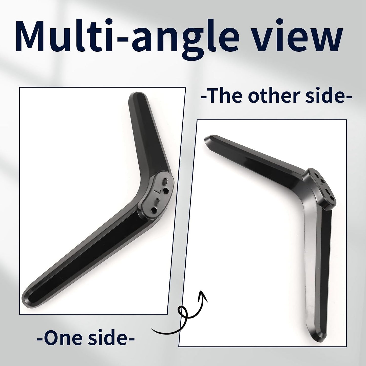 17mm-20mm Universal TV Stand, Table Top TV Stand Base Replacement, TV Base Pedestal Feet TV Stand Mount Legs Easy