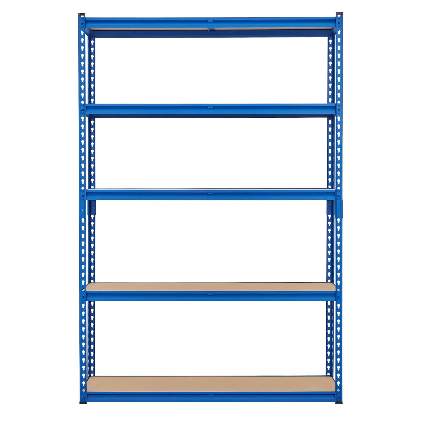 5-Tier Storage Shelving, Adjustable Garage Shelves, Meta Storage Shelving Unit with 2500 LBS Capacity, Steel Wire Rack Shelf Organizer for Garage, Kitchen Pantry Basement, 48 x 17 x 71 inch, Blue