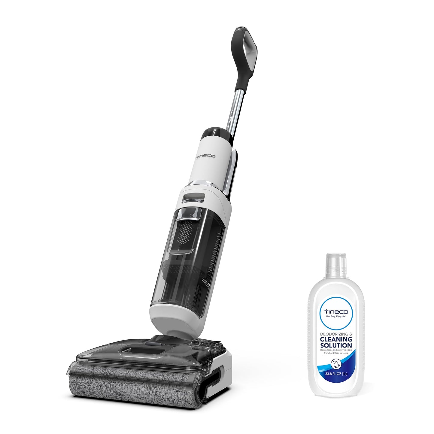 Tineco Floor ONE Stretch S6 Cordless Wet Dry Vacuum Cleaner, 180°Lay-Flat Smart Vacuum Mop&Floor Cleaning Solution 33.8 OZ
