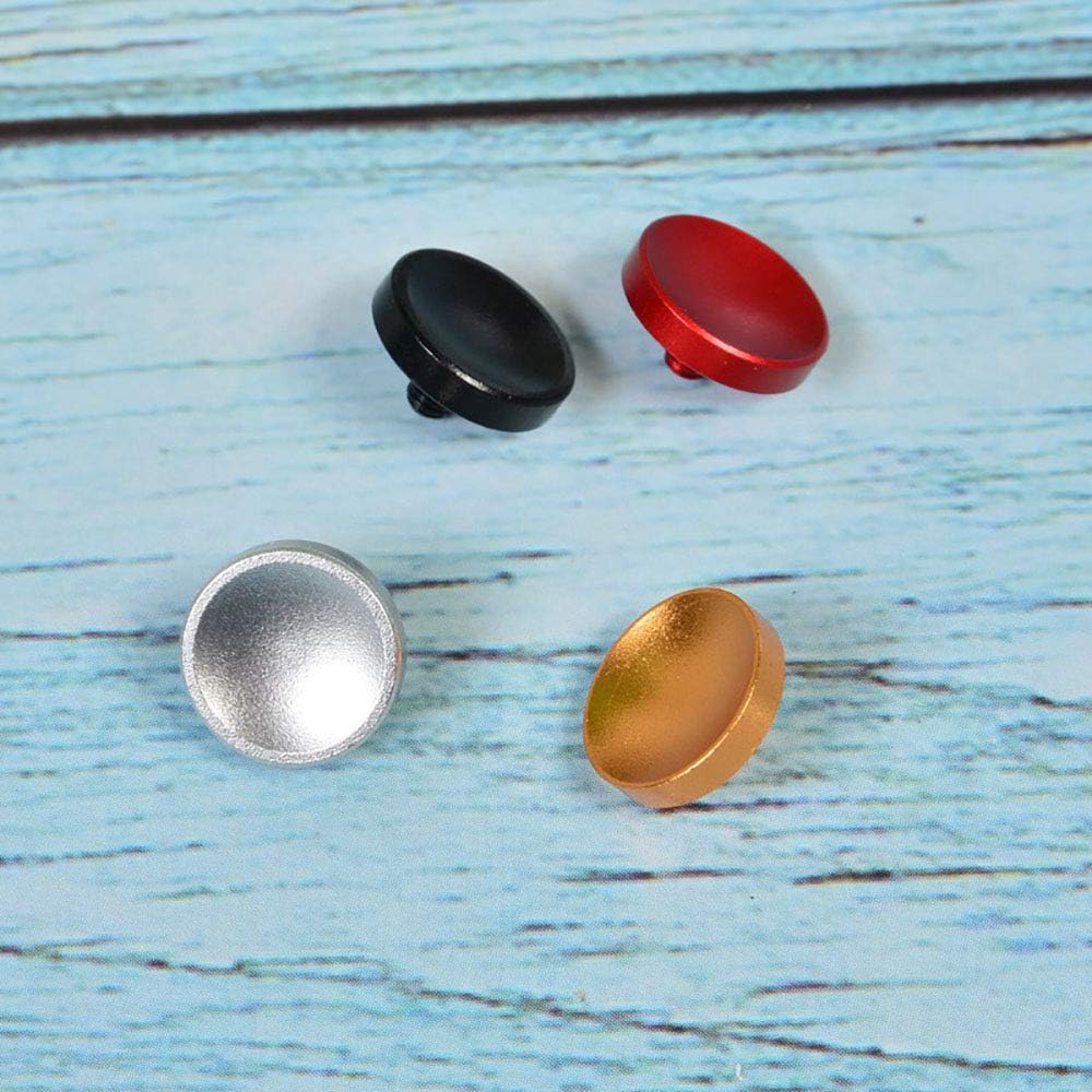 Comimark 4Pcs 10mm Soft Metal Shutter Release Buttons for Enhanced Comfort