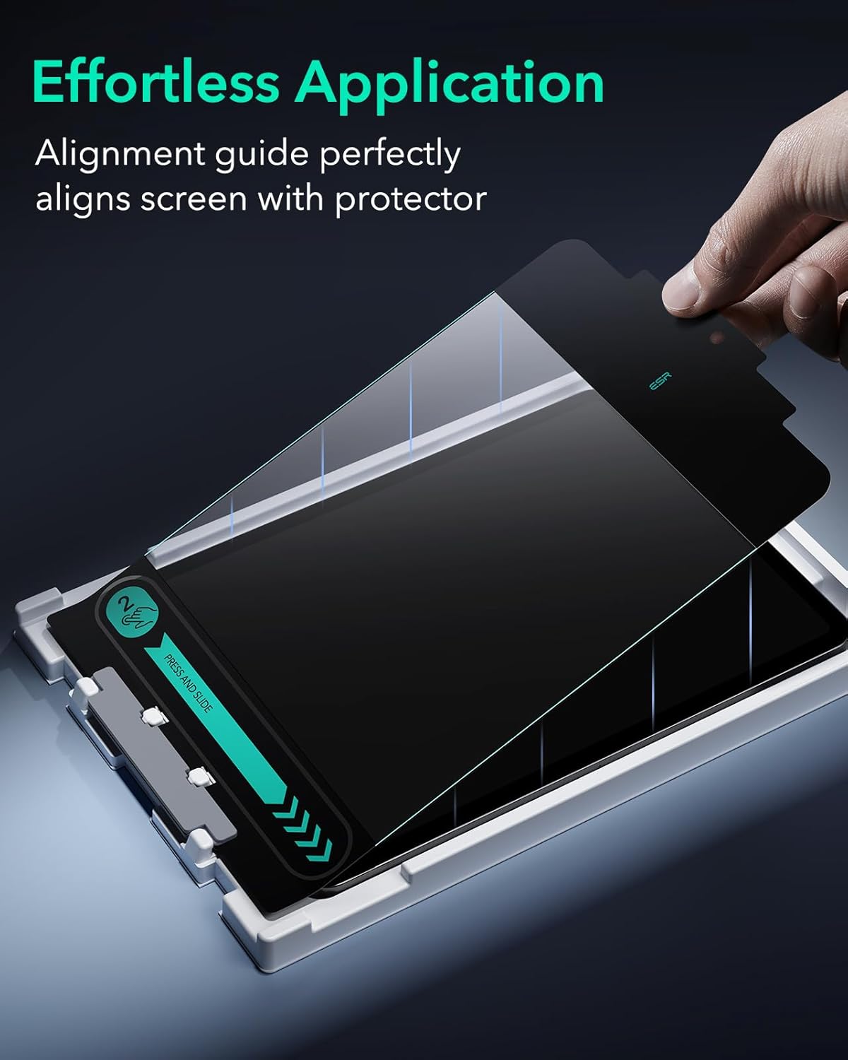 12.9 12.9 Inch (2022/2021/2020/2018), 2 Pack ESR iPad Pro Screen Protector, Protective Film for iPad Pro Tempered-Glass
