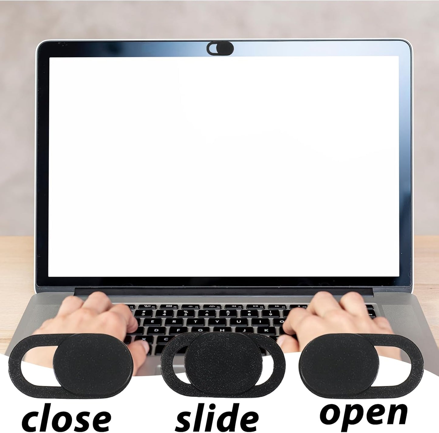 LXUEJIE 50 0.023 Inch Pcs Webcam Cover Slide, Ultra-Thin Universal Laptop Camera Cover Slide Camera Blocker Slider