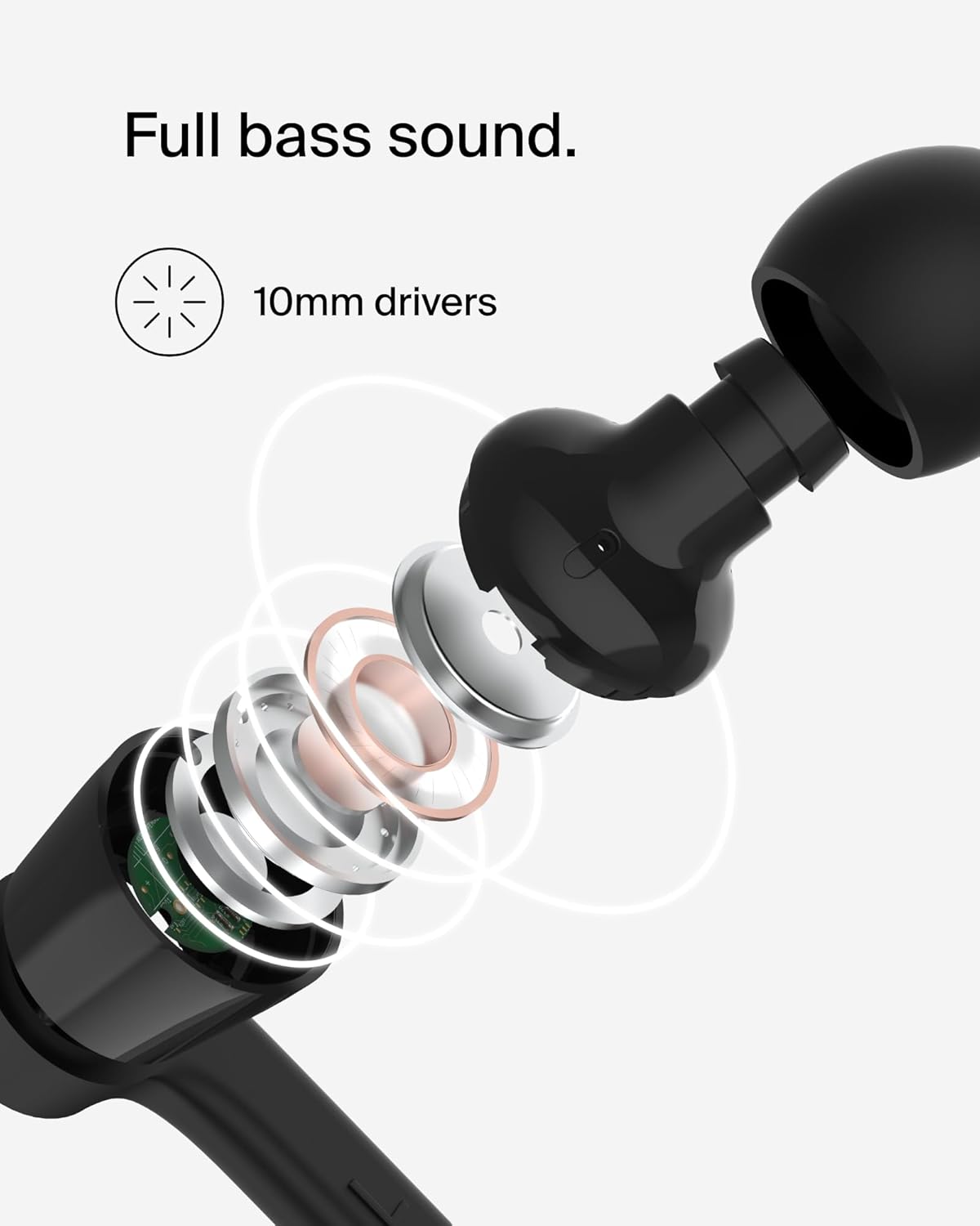 17, 16, S26, 10, Belkin SoundForm Wired Earbuds with USB-C Connector, in-Ear Earphones w/Microphone - USB-C Headphones