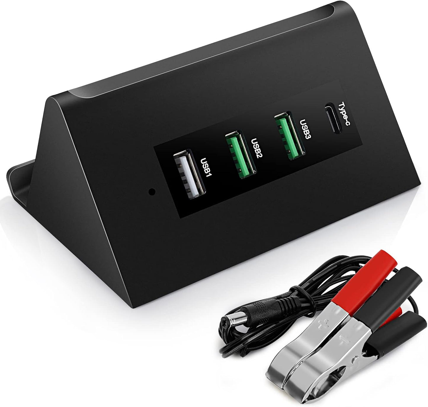 YIPIN HEXHA 12V 24V 5V 68W 12v DC to USB Step Down Converter to USB Multi Port Power Adapter Charger for iPhone Android