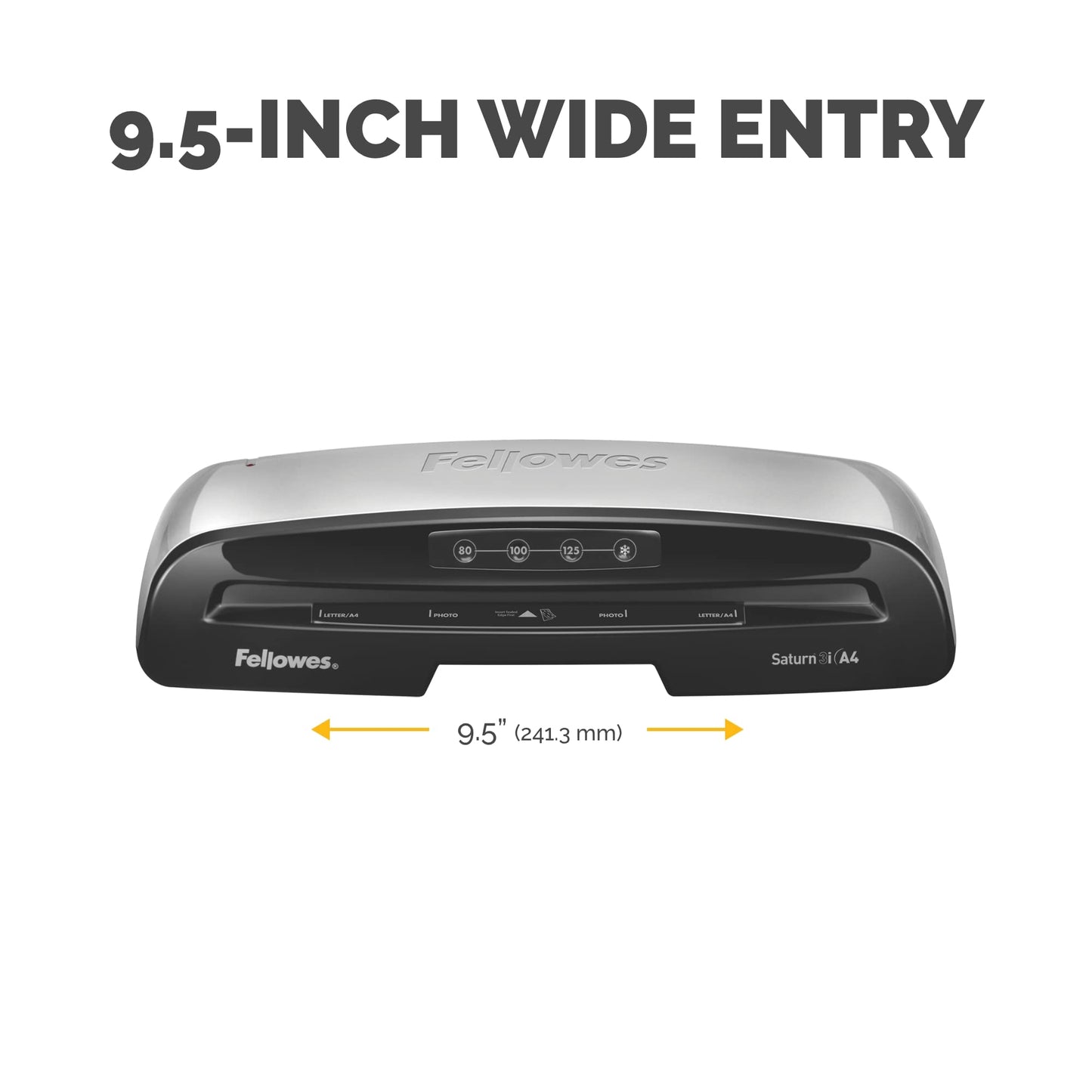 Fellowes Saturn 3i 95 Thermal Laminator Machine Bundle with Laminating Pouches