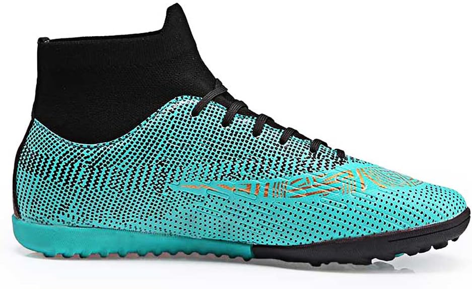 Mens Soccer Cleats Football Boots High-Top Outdoor/Indoor Training Athletic Sneaker