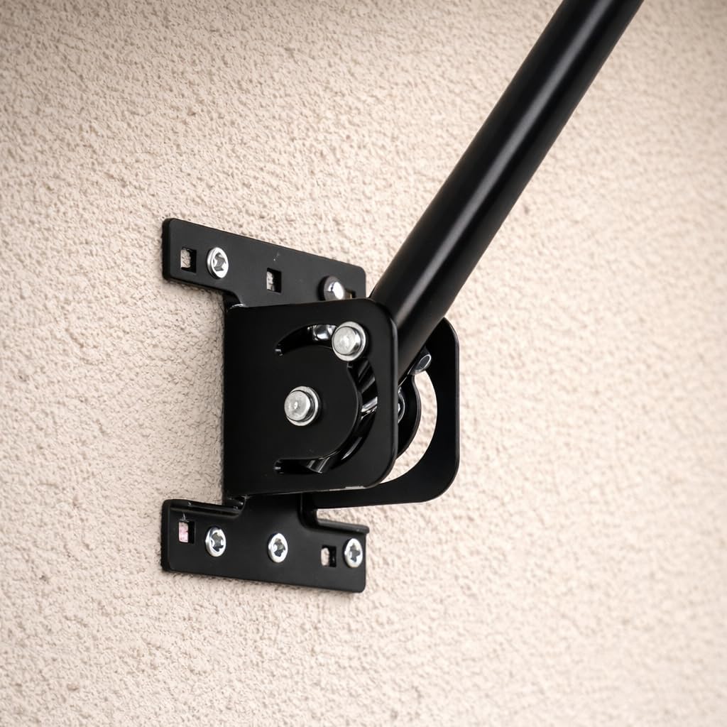 Five Star Adjustable Mounting Pole Antenna Mount Outdoor TV Antenna Universal Weather Proof Attic Mount Brackets, Easy