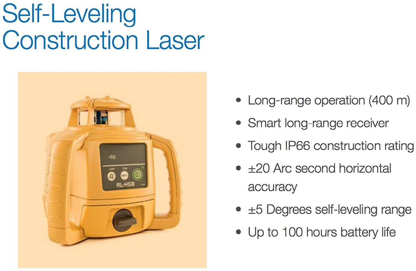Topcon RL-H5B Self-Leveling Construction Laser w/LS-80 Receiver