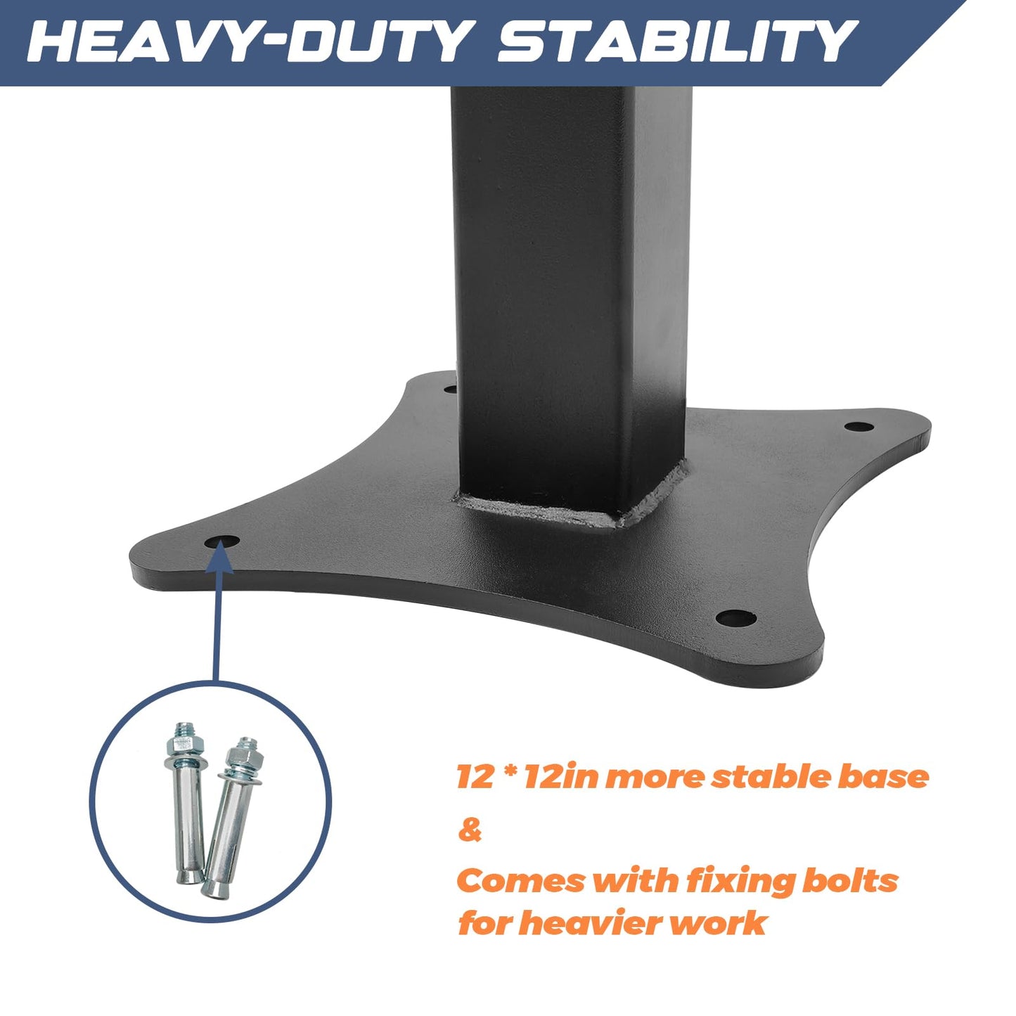 ICITYWALL Heavy Duty Bench Grinder Stand Mount Vise and Grinder, Grinder Stand Suitable for Grinders, Vises, Drill Press, etc