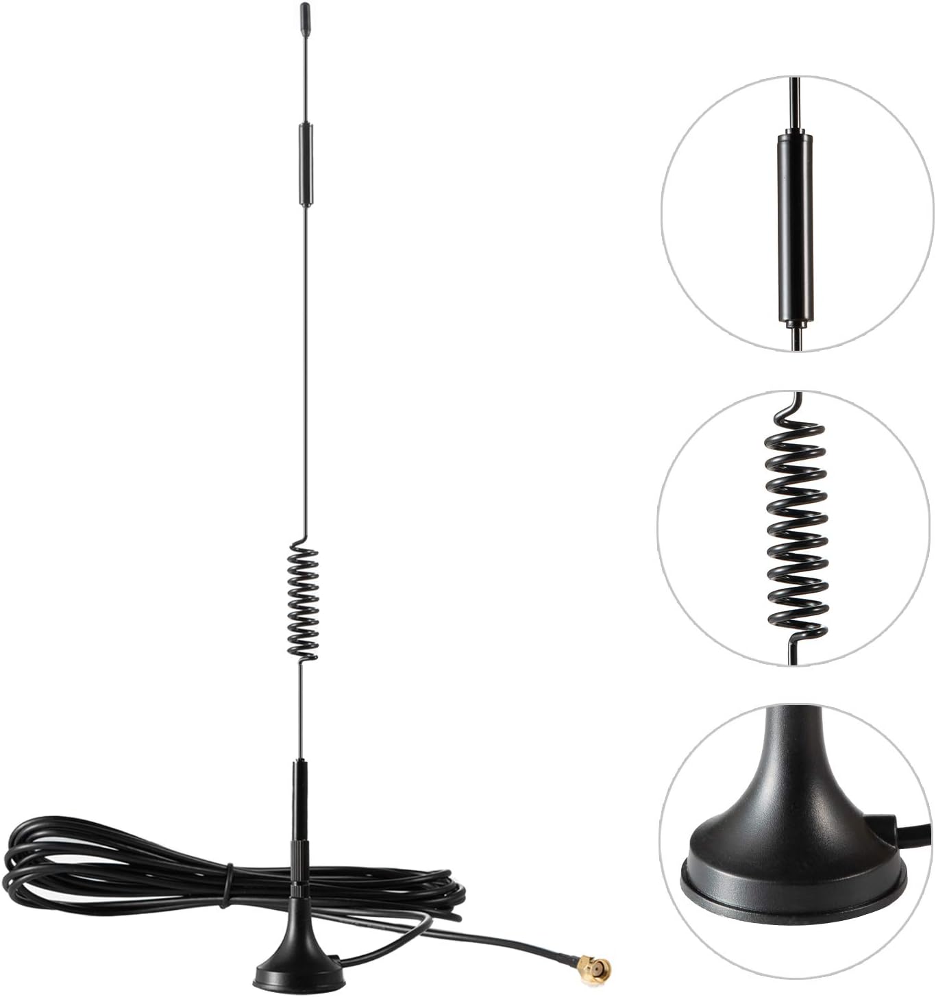 eifagur 4G 9dBi CameraPack 2, High Gain Long Range LTE Outdoor Cellular Magnetic Base Antenna Compatible with Spypoint