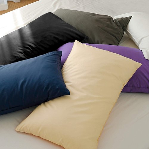 FLXXIE Pillow Cases - Soft Microfiber Queen Pillow Covers | Wrinkle Resistant, 2-Piece Set, Navy 20x30