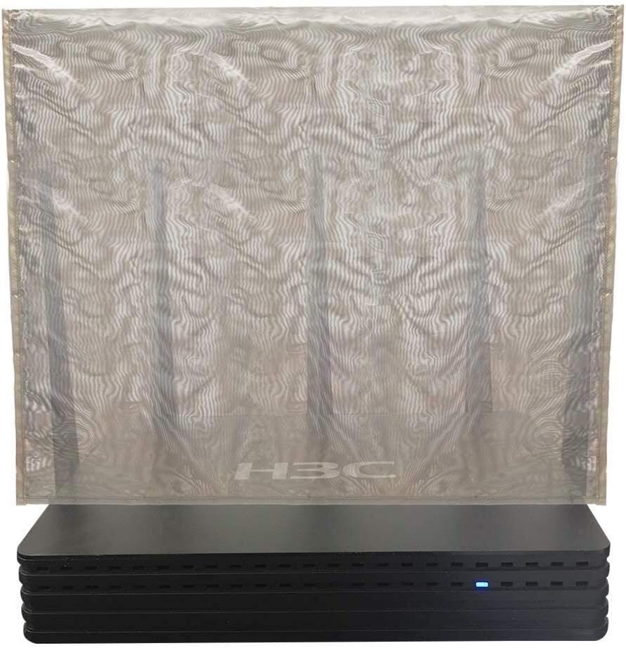 QYWOVPNBFCD 95% (13.8"x15.7") WiFi Router Cover, EMI Shielding Router Cover - Dual-Sided Open WiFi Blocker