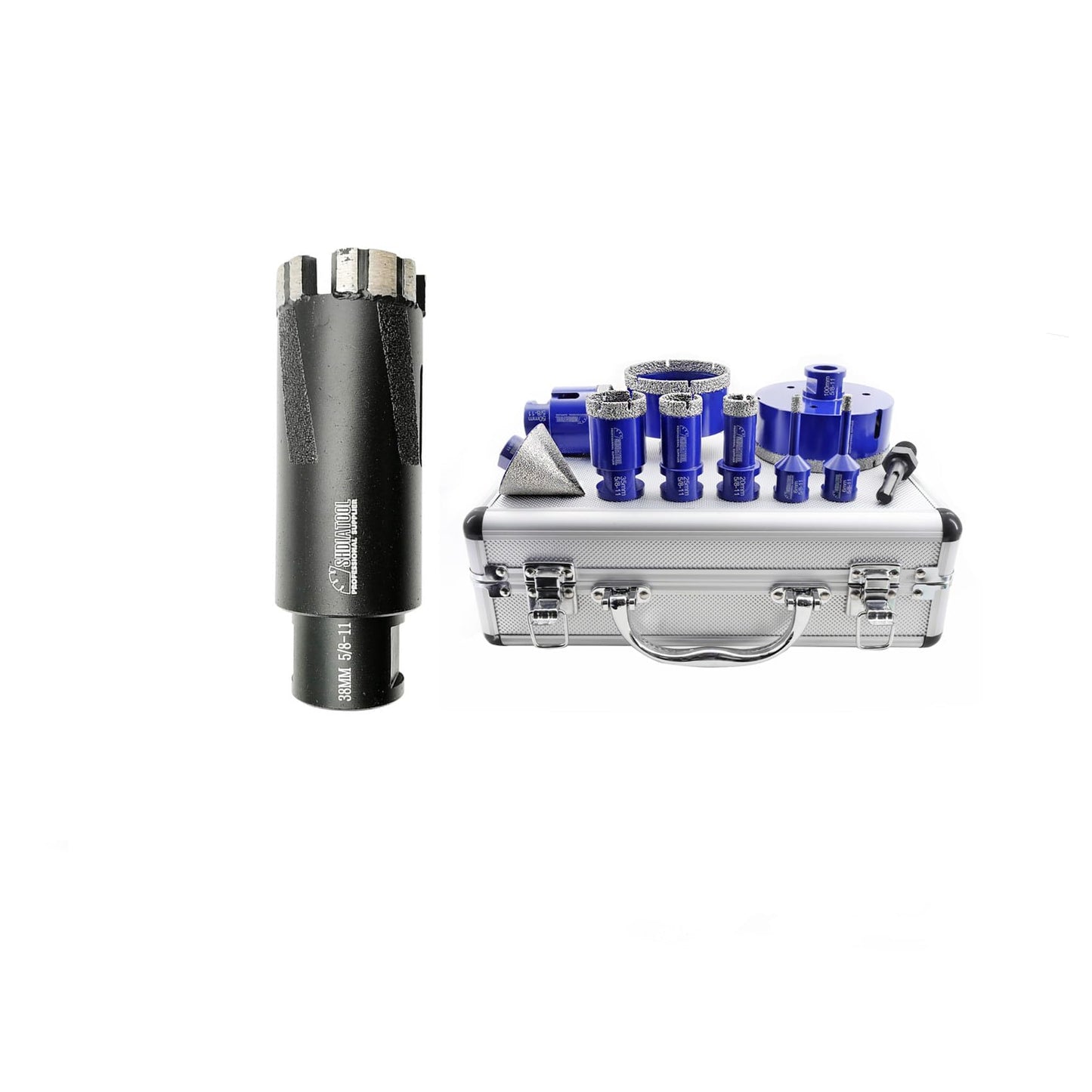 SHDIATOOL Diamond Core Drill Bits 1-1/2- Inch Hole Saw for Hard Stone Concrete Marble Granite