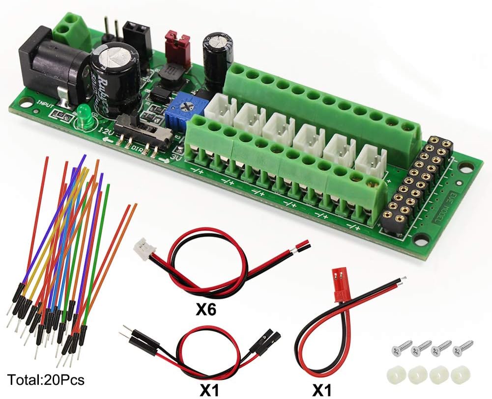 Evemodel PCB012 Power Distribution Board Self-Adapt Distributor HO N O LED Street Light Hub DC AC Voltage Train Power