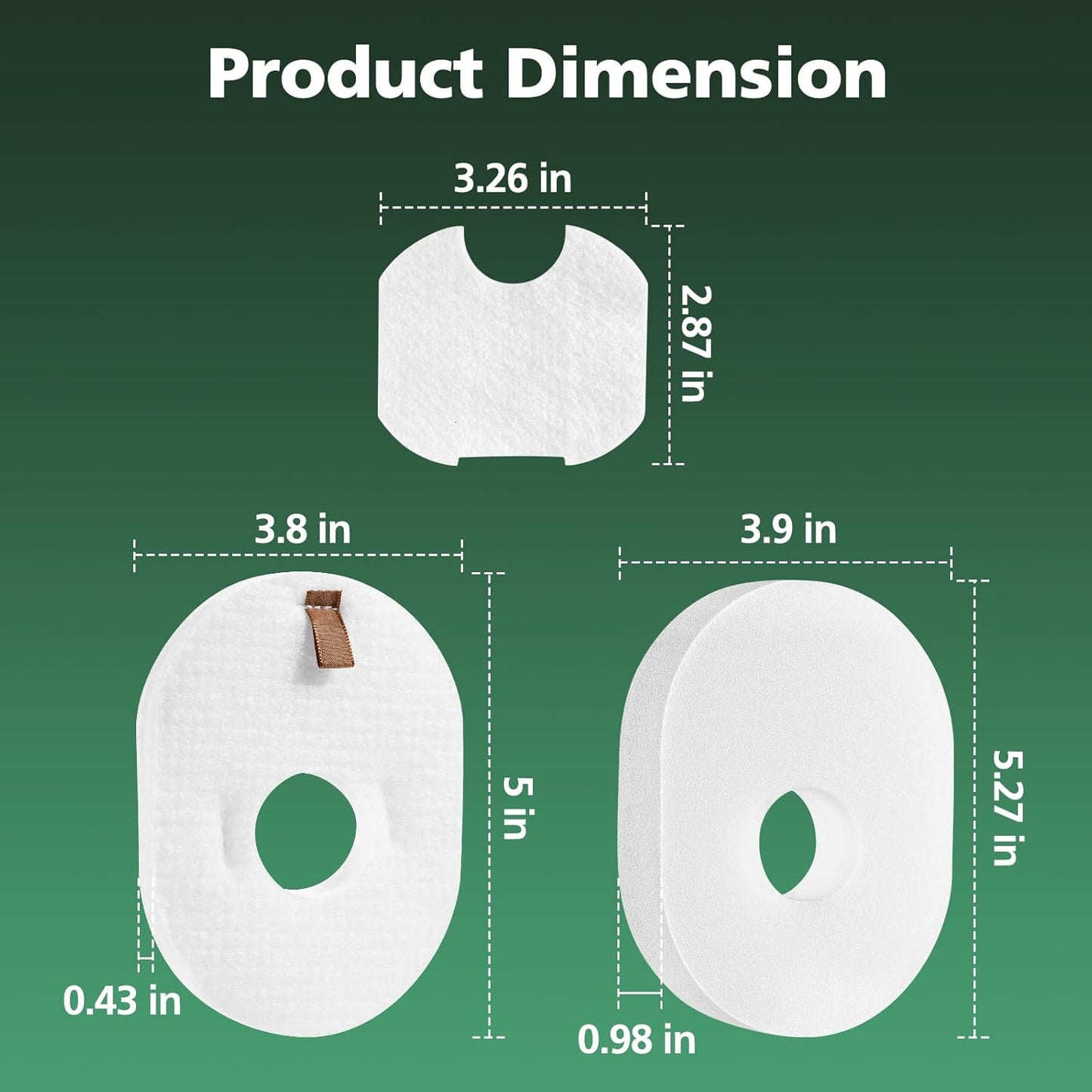 Shark | 2-Pack Foam & Felt Filter Replacement Kit for Rocket Vacuum Models HV300-HV310