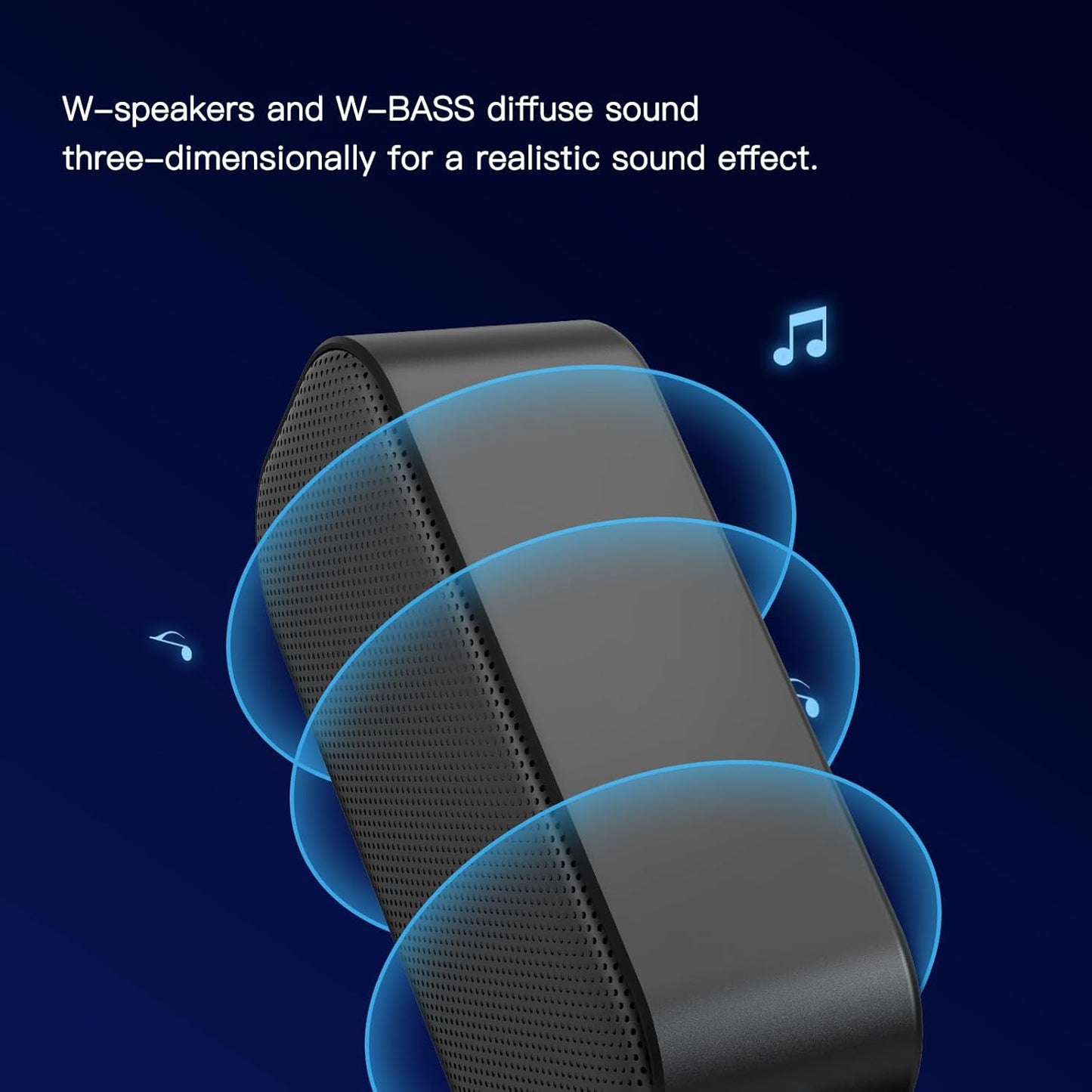 shuley Computer Speaker for Desktop, Wired PC Speaker, Portable USB Speaker for Laptop, Plug and Play, Sound-bar