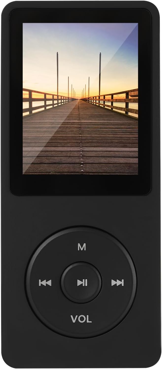 Muhivuts MP3 32GB Card,1.8-inch Player is a Portable Music Player with a Micro sd Screen,with Speaker,FM