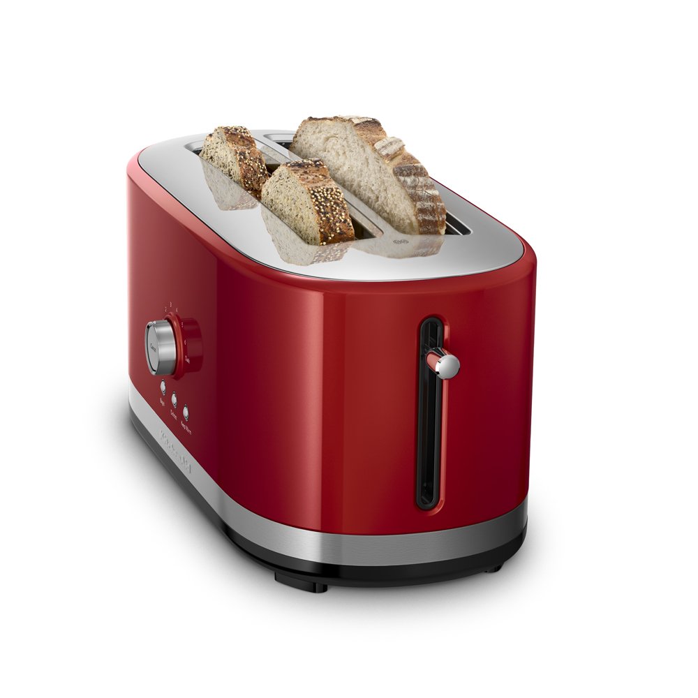 KitchenAid KMT4116ER 4 Slice Long Slot Toaster with High Lift Lever, Empire Red