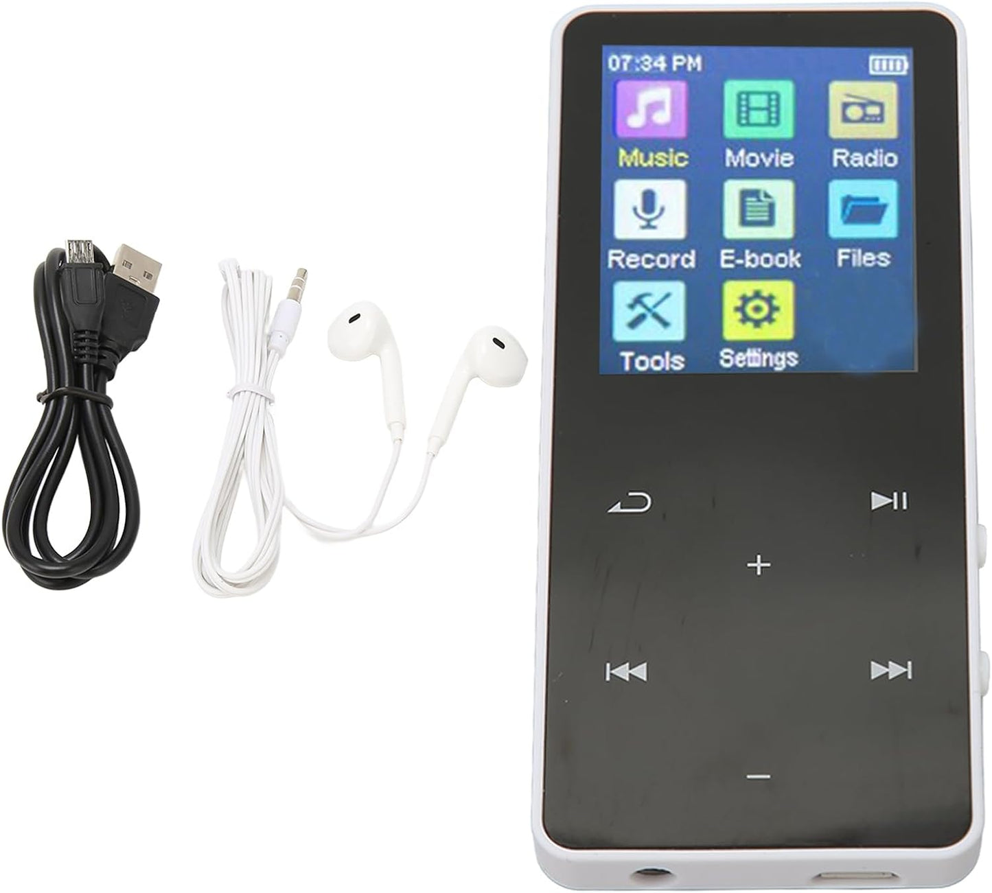 EBTOOLS MP3 MP4 5.0 Player, BT HiFi Loseless Audio Sound, Large Stroage, Portable Multipurpose Player for Music Video