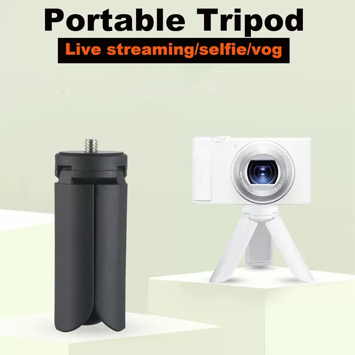 FWKAILEPING 2 Pack 3 2 Mini Tripod Compatible with DJI Osmo Pocket & Portable Camera Tripod Desktop Stand Practical