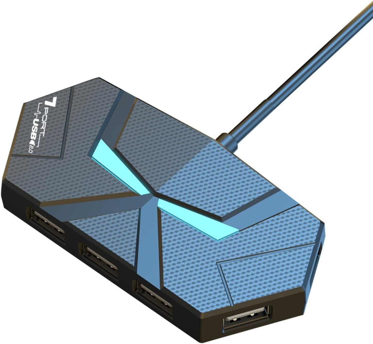 Generic 7xUSB Multi-Function Hub Docking Station with and Type-C Interface, USB Hub with High-Speed Data Transmission