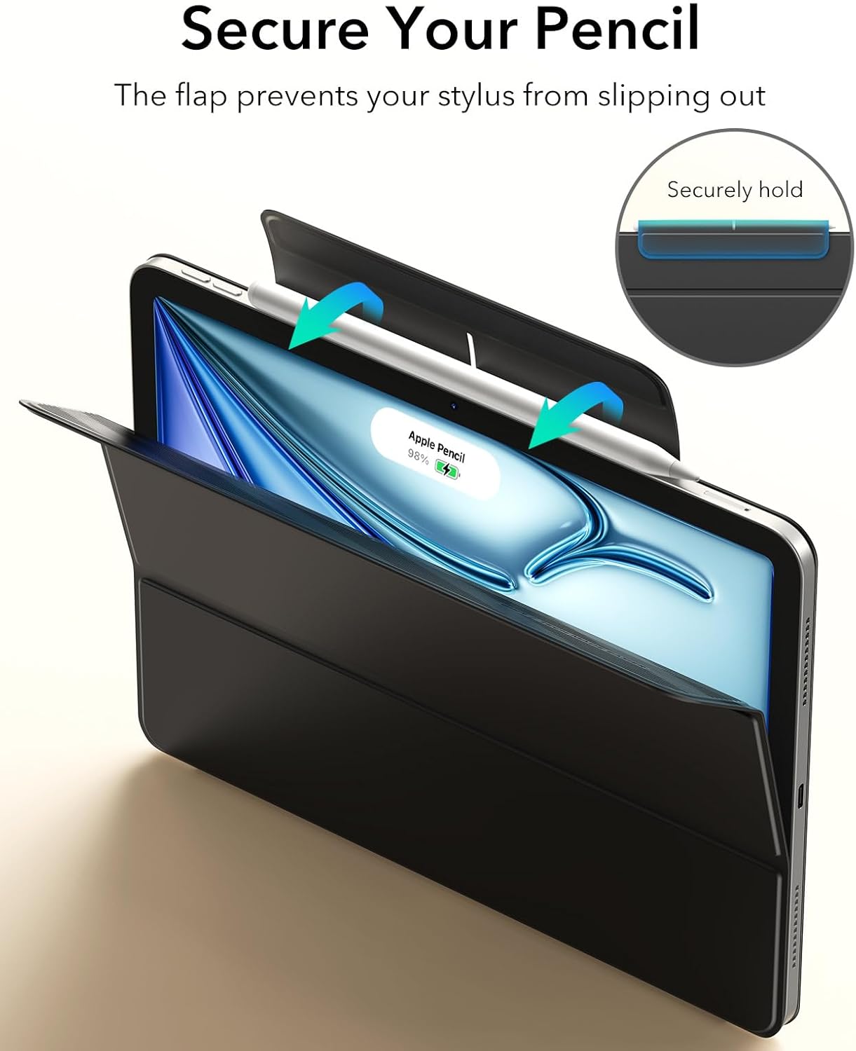 ESR 11 Inch M4/M3/M2 (2026/2025/2024), 5th/4th (2022/2020), for iPad Air Case iPad Air Gen Powerful Magnetic