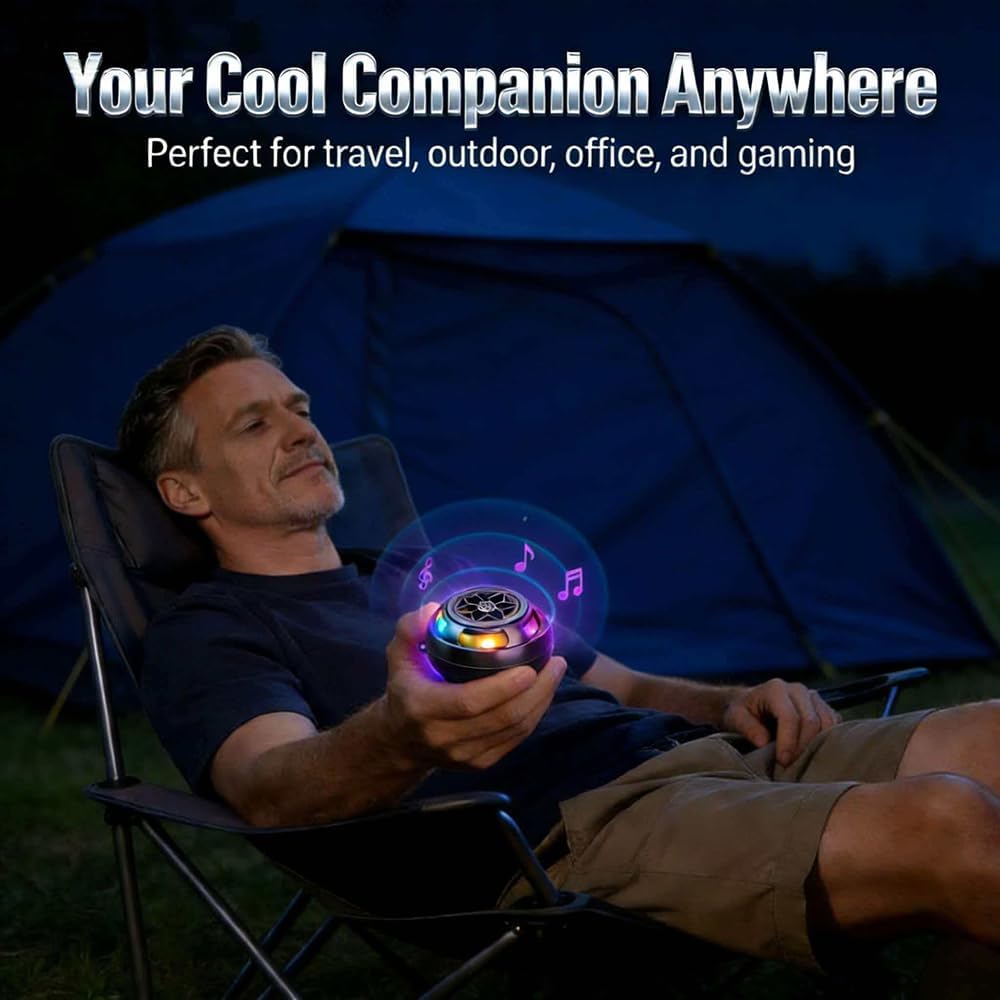 Starphen 2026 6.0 Speaker with Fidget Spinner , New Bluetooth Fidget Toys for Adults Men, Metal Spinning Speaker