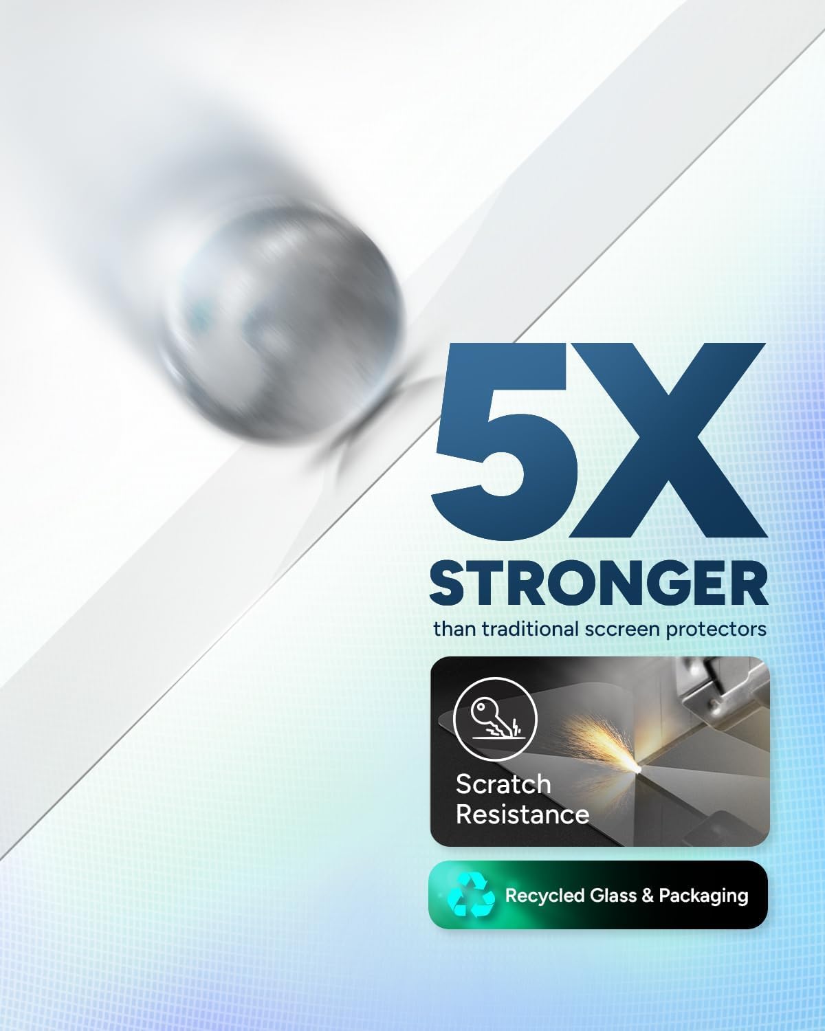 360 16/15 4-Way 5X ZAGG InvisibleShield Glass Privacy iPhone Screen Protector - Privacy Filter, Stronger