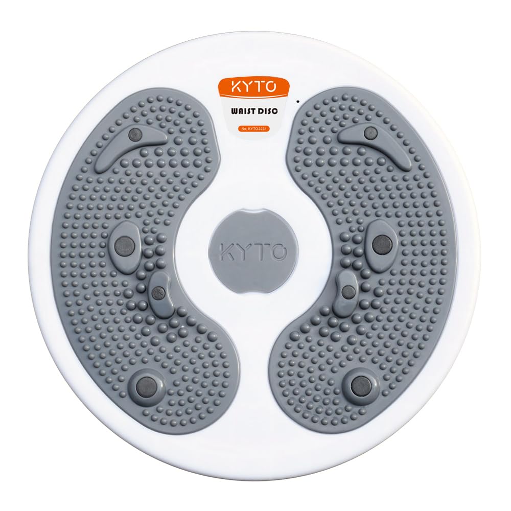 KYTO Waist Twister Disc - Core Ab Workout Board for Waist Sculpting & Slimming, Foot Massage Twist Board, Portable Home Office Fitness Equipment for Muffin Top & Body Shaping