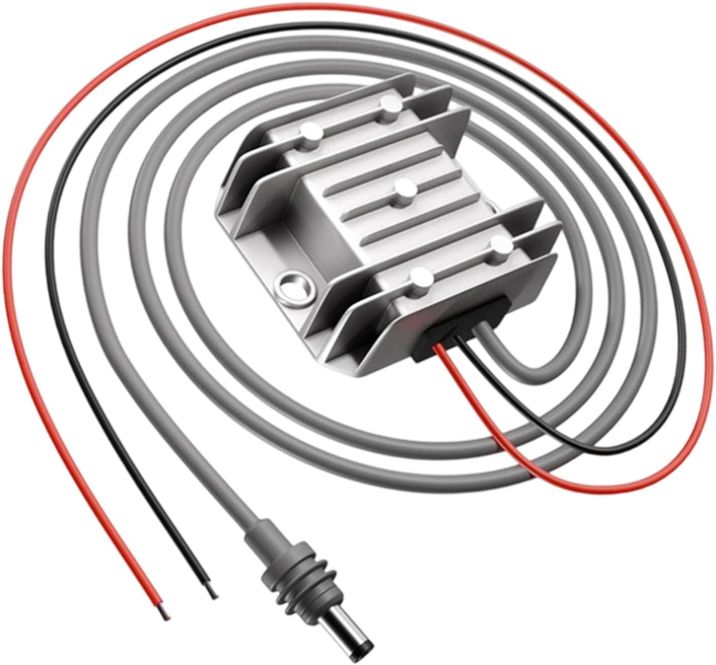 Zeizafa 30V 3.5A 12V 24V Small Electric Converter Input Overcurrent Defense Designs Aluminum for Mobile Power Systems