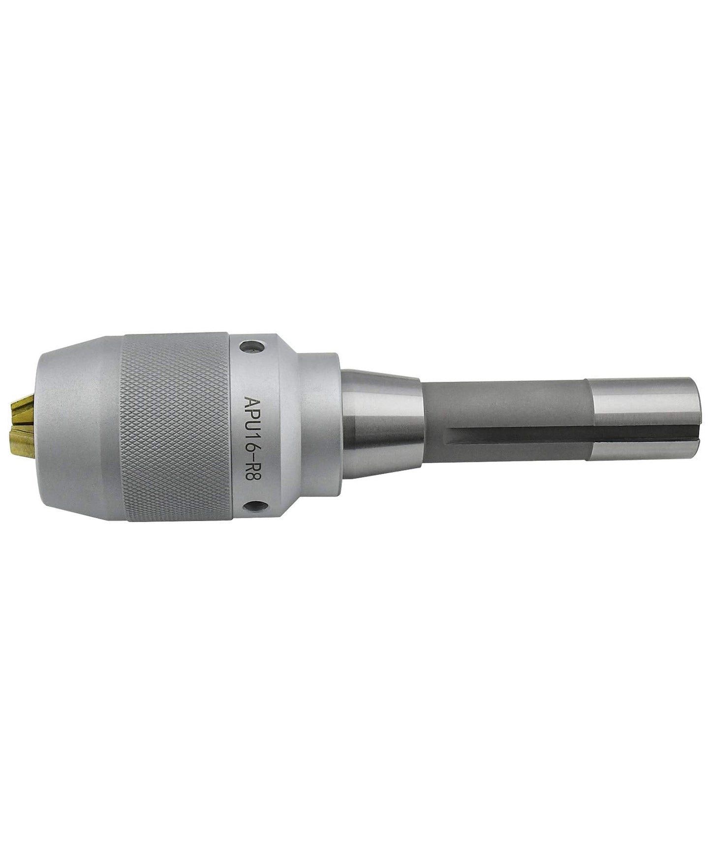 Earl Diamond Super Heavy Duty APU16 1/32-5/8 Inch R8 Shank Precision Integrated Keyless Drill Chuck