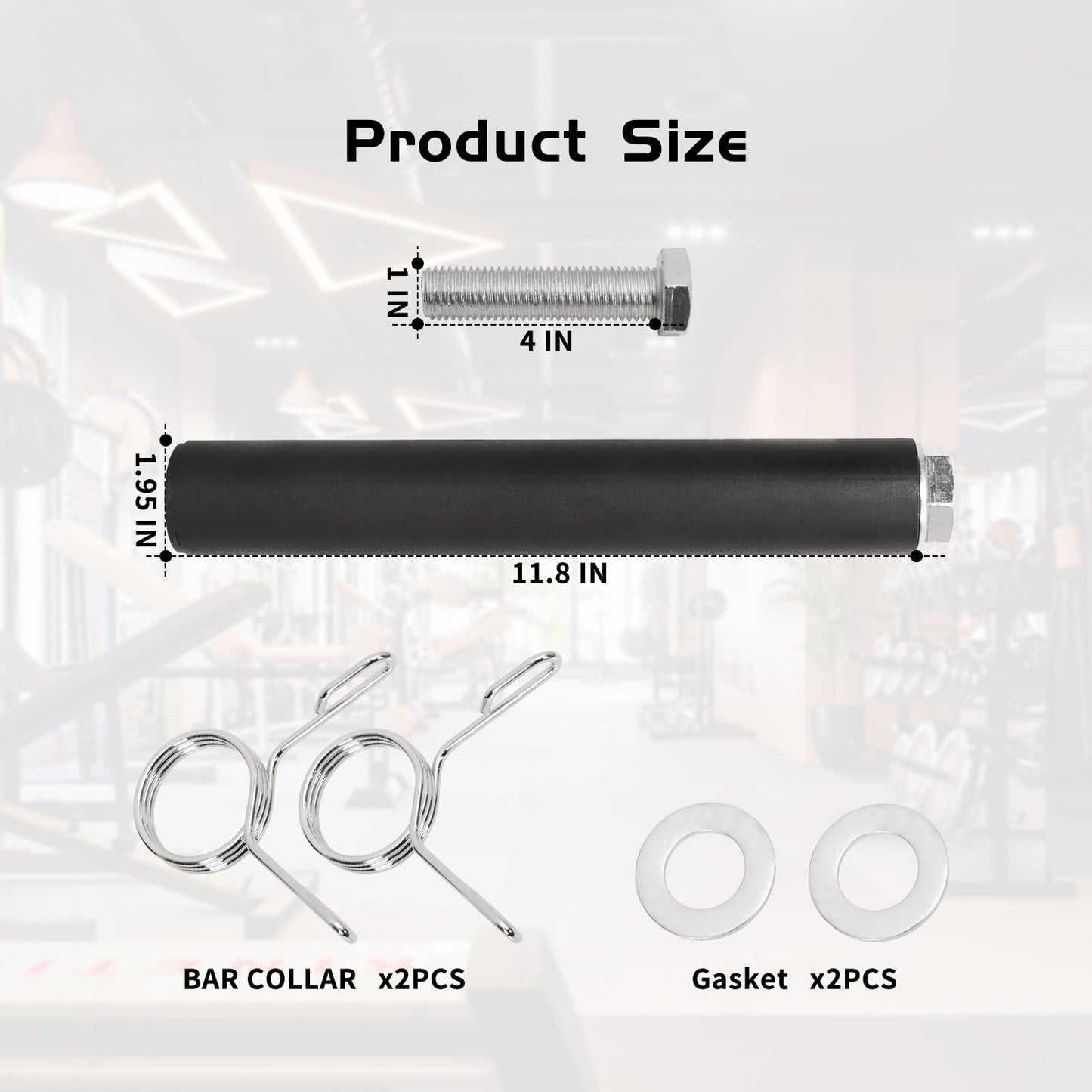 Weight Plate Holder Power Rack：1Pair Olympic Plate Storage for Squat Rack Attachment- 2inch Plates Holder for Power Cage Rack