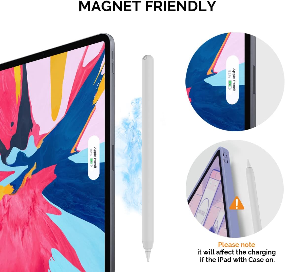 AHASTYLE 2nd (2024) Silicone Case for Apple Pencil Generation & Apple Pencil Pro Sleeve Skin Ultra Thin Apple Pencil