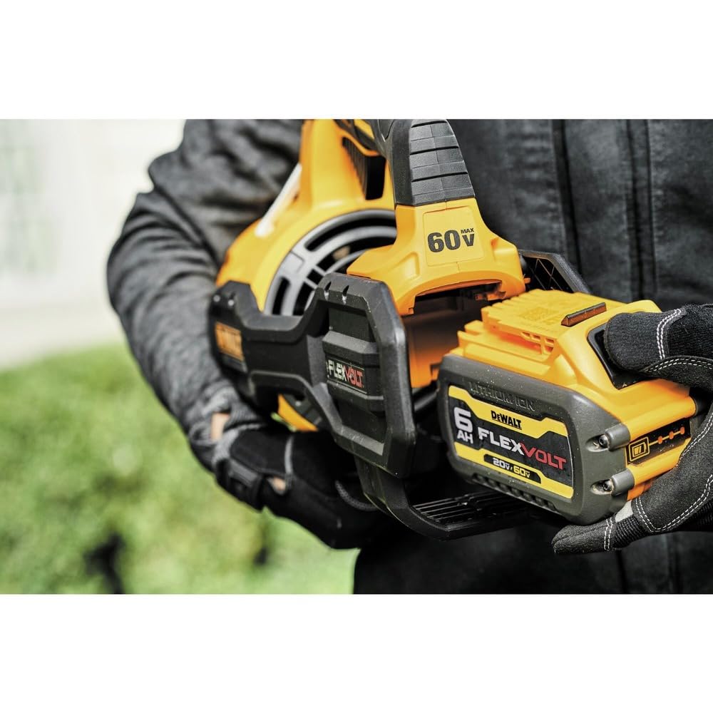 DEWALT 60V MAX* FLEXVOLT Leaf Blower, Cordless, Handheld, 125-MPH, 600-CFM, Tool Only (DCBL772B)