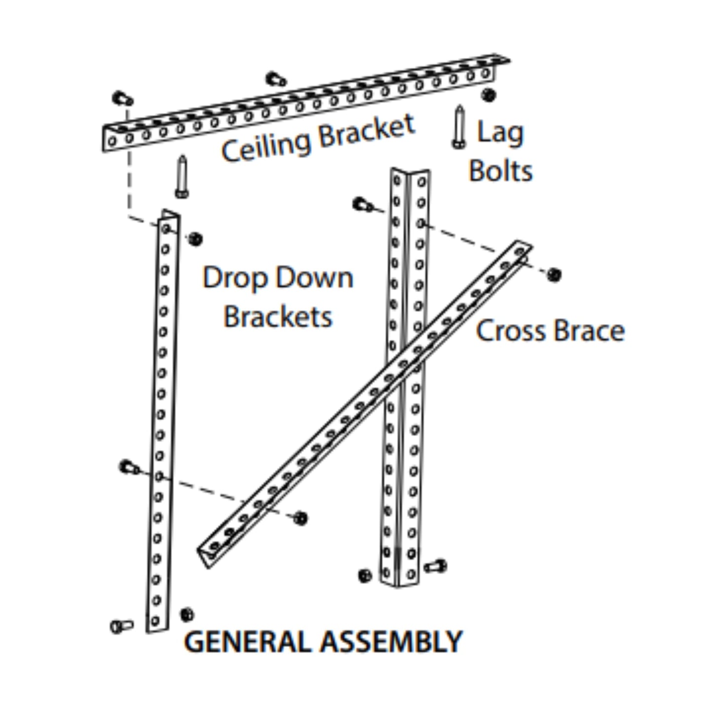 Garage Door Opener Hanging Installation Kit