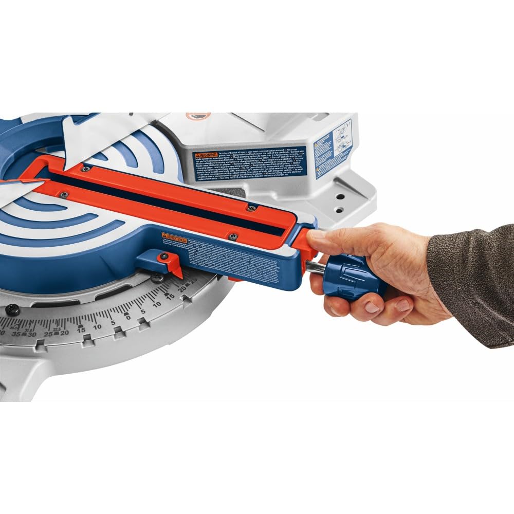 BOSCH GCM18V-07SN PROFACTOR™ 18V 7-1/4 In. Single-Bevel Slide Miter Saw - Mobile, Cordless Solution, 3-3/4 In. Nested Crown Cutting, 8-1/4 In. Crosscut Capacity (Bare Tool)